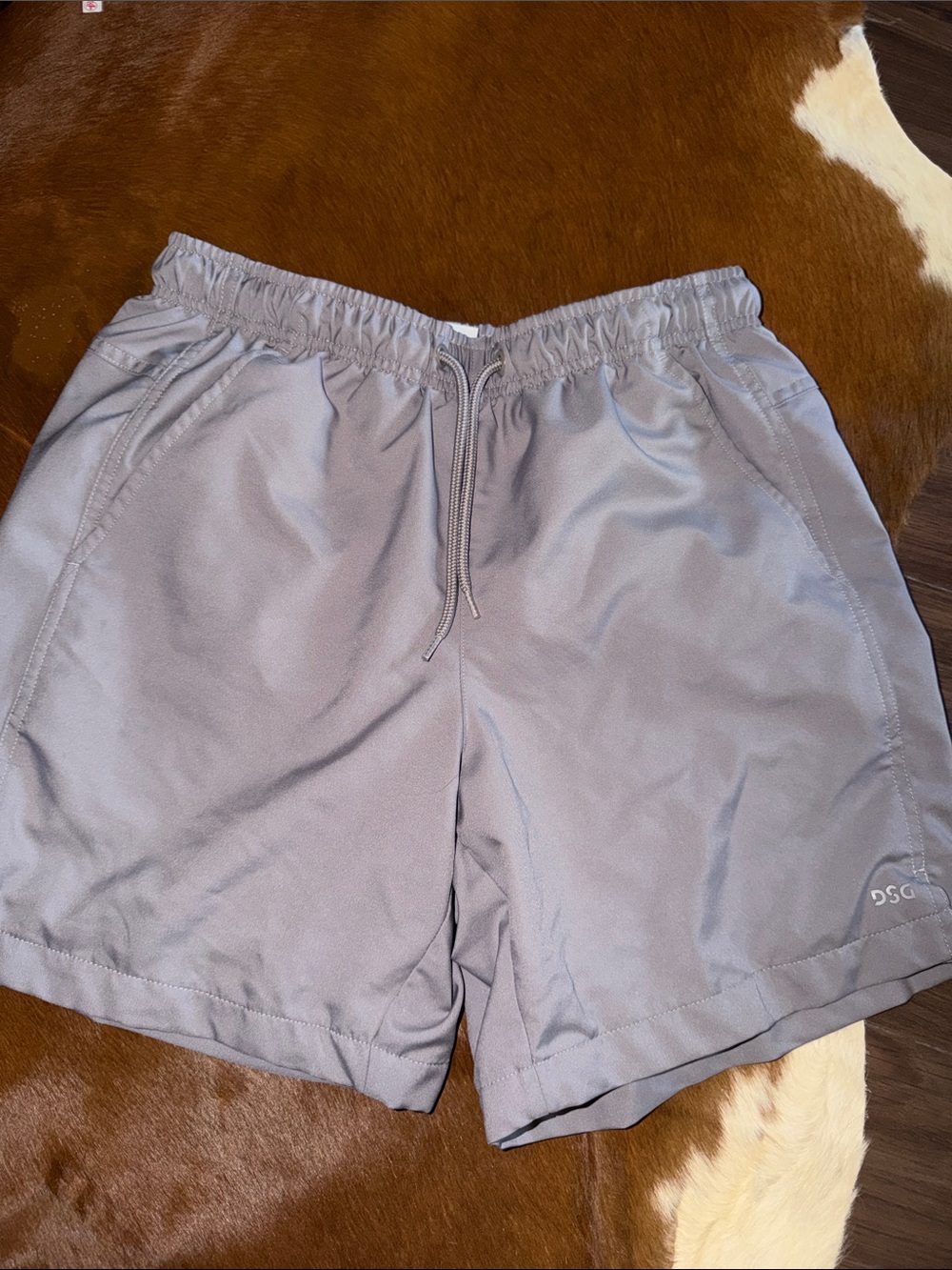 DSG Gray Drawstring Athletic Shorts